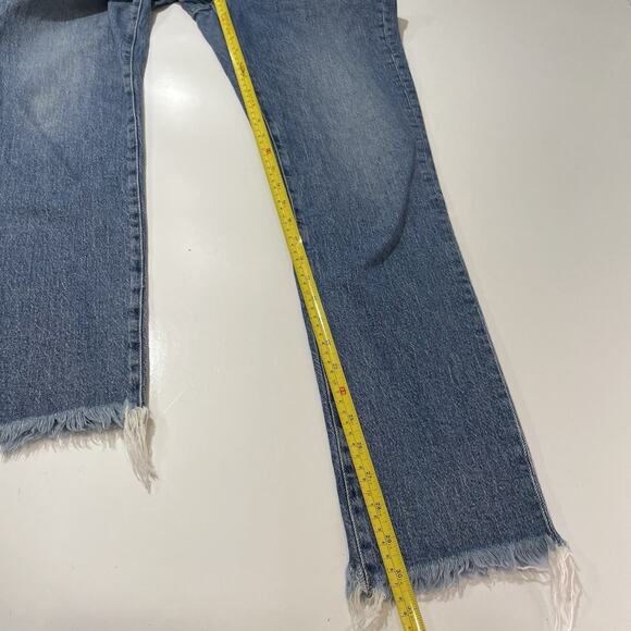 Madewell Women’s The Perfect Vintage Jean Wide Leg Blue Jeans Denim 27T Tall - Picture 3 of 8